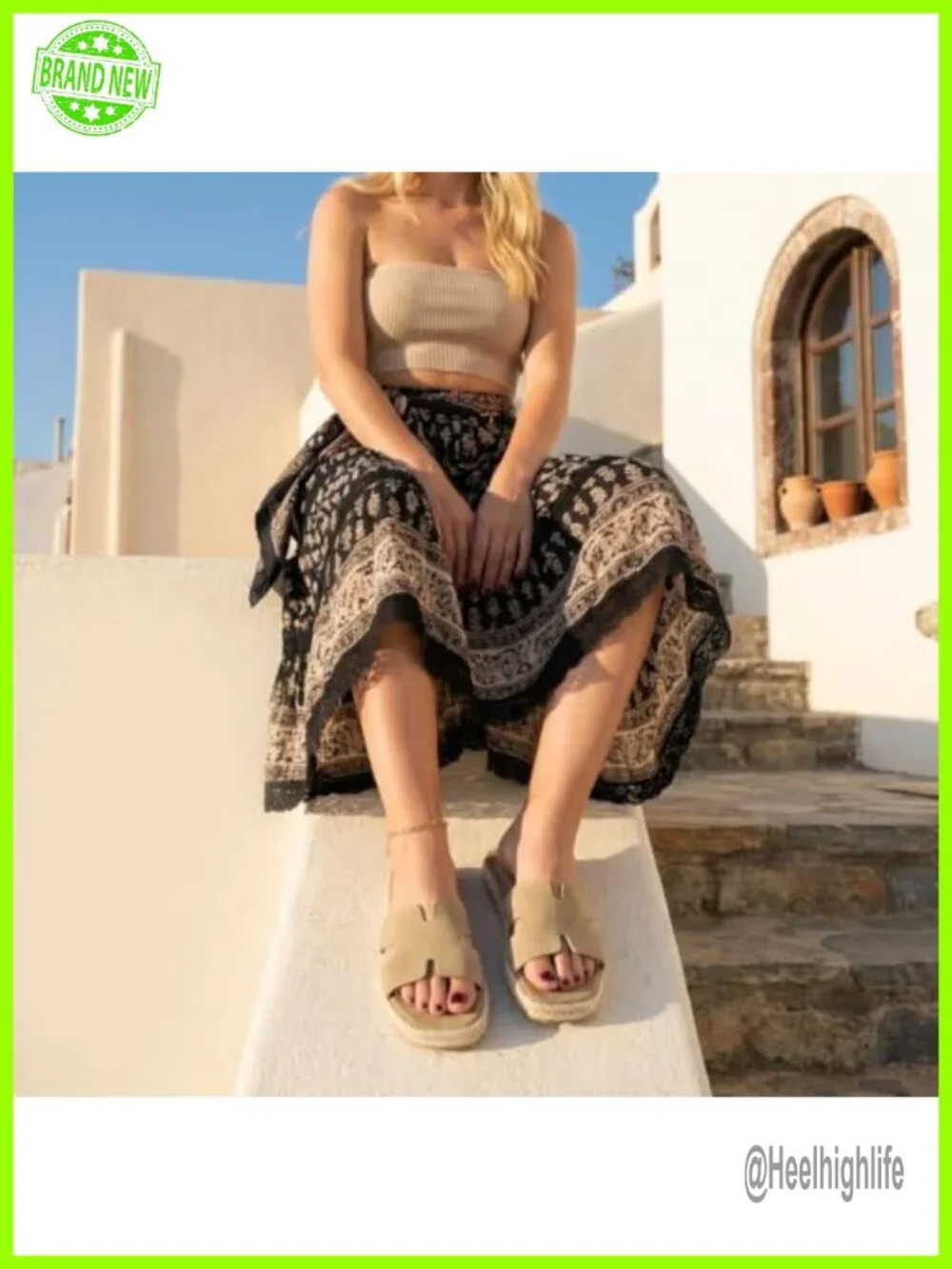 Suede Cutout Espadrille Slide Sandal with Cushioned Footbed